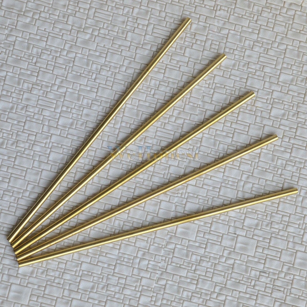 5  x  Brass Pipe Copper Pipe Copper Tube Φ3mm x 140mm